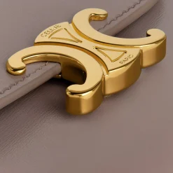 Small Flap Wallet TRIOMPHE in Shiny calfskin