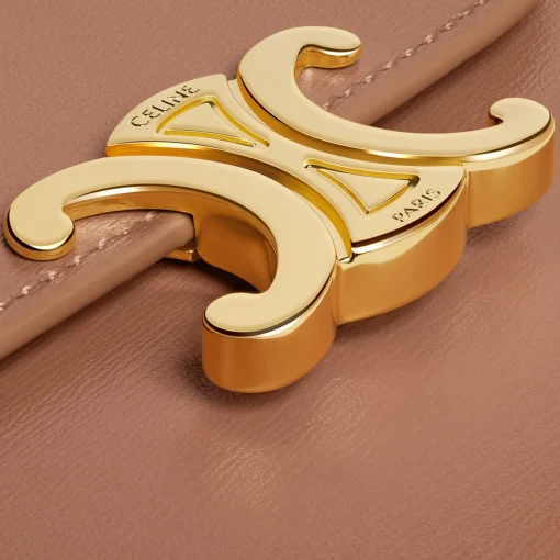 Small Flap Wallet TRIOMPHE in Shiny calfskin
