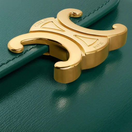 Small Flap Wallet TRIOMPHE in Shiny calfskin