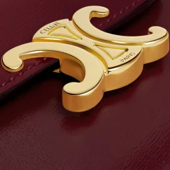 Small Flap Wallet TRIOMPHE in Shiny calfskin