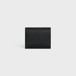 Small trifold wallet in Grained calfskin