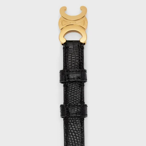 Small Triomphe Belt in LIZARD