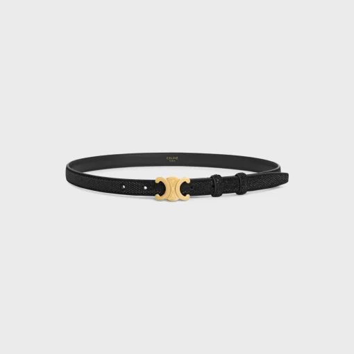 Small Triomphe Belt in SUEDE CALFSKIN WITH STRASS