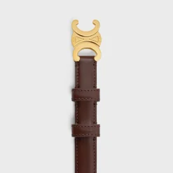 Small Triomphe Belt in Taurillon Leather