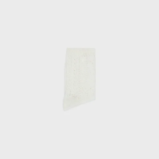 socks in cotton pointelle