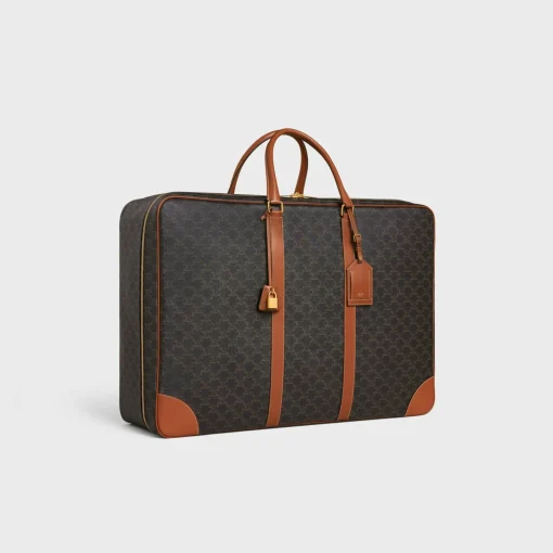 Soft Luggage 70 in Triomphe Canvas and Calfskin