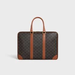 Soft Luggage 45 in Triomphe Canvas and Calfskin