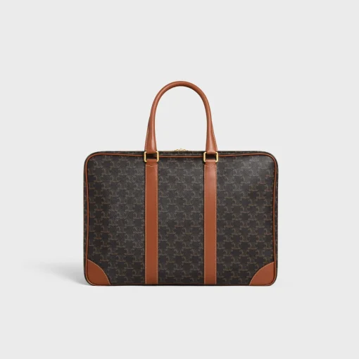 Soft Luggage 45 in Triomphe Canvas and Calfskin
