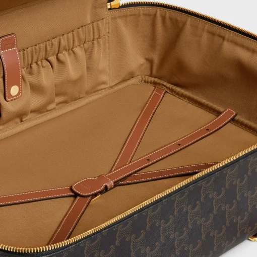 Soft Luggage 45 in Triomphe Canvas and Calfskin