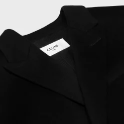 spencer cape coat in cashmere cloth