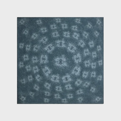 square in triomphe explosion silk twill