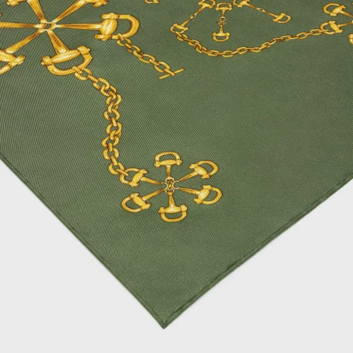 square in triomphe silk twill