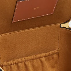 SQUARE VANITY CASE IN TRIOMPHE CANVAS AND CALFSKIN
