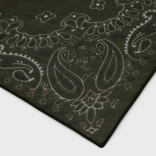 stole in floral cashmere muslin