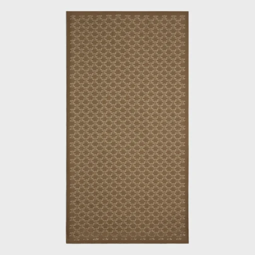 stole in monogram cashmere muslin
