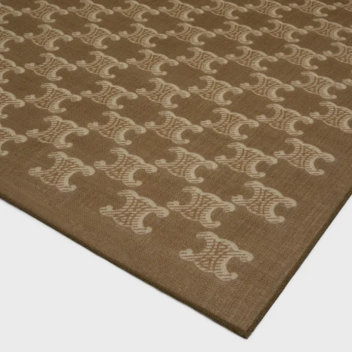 stole in monogram cashmere muslin