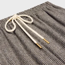 straight jogging pants in wool and cashmere