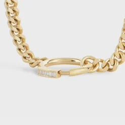 Systeme Necklace in Yellow Gold and Diamonds