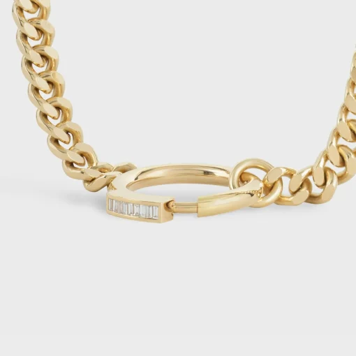 Systeme Necklace in Yellow Gold and Diamonds