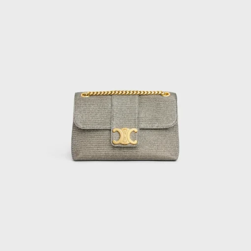TEEN CELINE VICTOIRE BAG in GLITTER TEXTILE