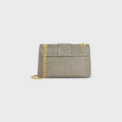 TEEN CELINE VICTOIRE BAG in GLITTER TEXTILE