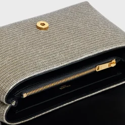 TEEN CELINE VICTOIRE BAG in GLITTER TEXTILE