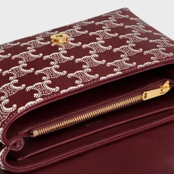 TEEN CELINE VICTOIRE BAG in TRIOMPHE CANVAS TWO-TONE
