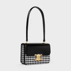 TEEN GARANCE bag in VICHY PRINTED PATENT CALFSKIN
