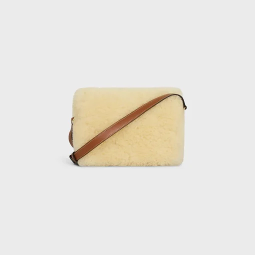 TEEN TRIOMPHE BAG in SHEARLING AND CALFSKIN