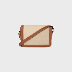 TEEN TRIOMPHE BAG in TEXTILE AND CALFSKIN
