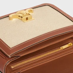 TEEN TRIOMPHE BAG in TEXTILE AND CALFSKIN