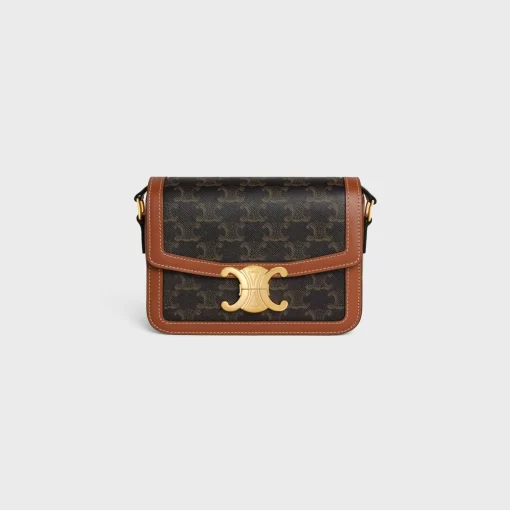 TEEN TRIOMPHE BAG in Triomphe Canvas and Calfskin