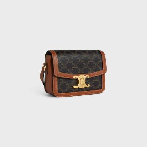 TEEN TRIOMPHE BAG in Triomphe Canvas and Calfskin