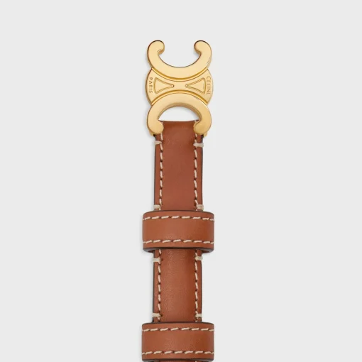 TEEN TRIOMPHE BELT in Natural Calfskin