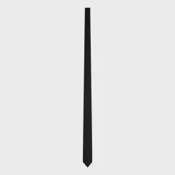 thin tie in textured silk