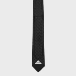 tie in mini triomphe silk jacquard