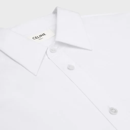 tomboy shirt in cotton poplin