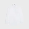 tommy shirt in striped cotton and linen