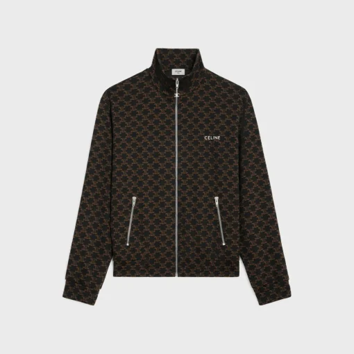 tracksuit jacket in double face jersey