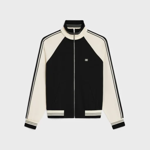 tracksuit jacket in double face jersey