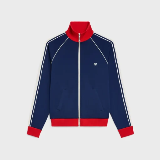 tracksuit jacket in double face jersey