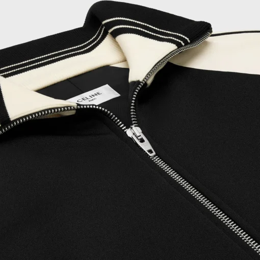 tracksuit jacket in double face jersey