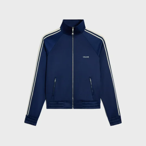 tracksuit jacket in vintage double jersey