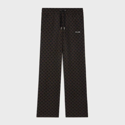 tracksuit pants in double face jersey