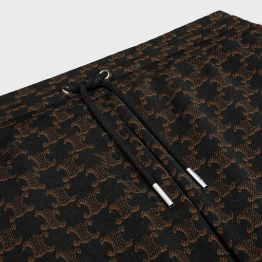 tracksuit pants in double face jersey