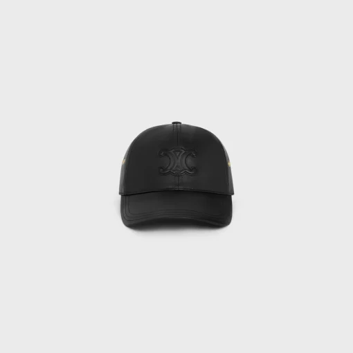 triomphe baseball cap in lambskin