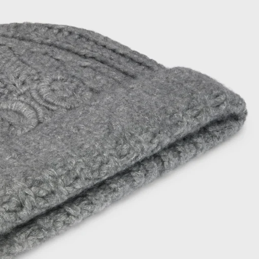 triomphe beanie in cashmere, wool and silk