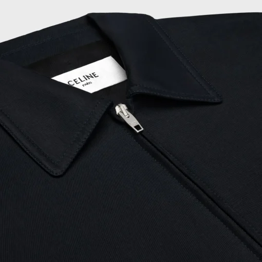 triomphe blouson jacket in rayon twill