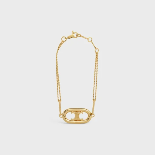 Triomphe Bracelet in Brass with Gold Finish
