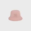 triomphe bucket hat in cotton gabardine